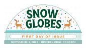 Snow Globes cancel in color, USPS