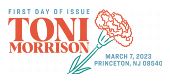 USPS, Toni Morrison cancel Toni Morrison cancel in color, USPS