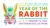 USPS, Lunar New Year - Year of the Rabbit cancel Year of the Rabbit cancel, USPS