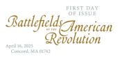 USPS, Battlefields of the American Revolution cancel Battlefields of the American Revolution, USPS