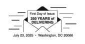 250 Years of Delivering Stamps, USPS