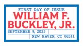 William F. Buckley, Jr. Stamp cancel, USPS