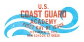 Coast Guard Academy stamp cancel, USPS