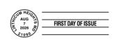Diagonal U.S. Flag Stamped Envelope, USPS