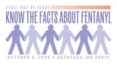 Know the Facts About Fentanyl Semipostal stamp cancel, USPS
