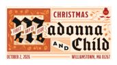 Christmas Madonna and Child stamp cancel, USPS