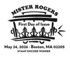 Mister Rogers stamp cancel, USPS