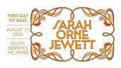 Sarah Orne Jewett stamp cancel, USPS
