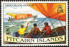 Pitcairn Island Stamp - 1995 Oeno Island Holiday