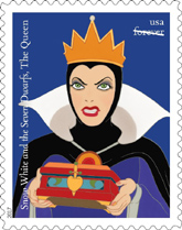 Snow White and the Seven Dwarfs, The Queen Stamp, Snow White and the Seven Dwarfs Stamp 2017