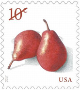 USPS Pears stamp, 2017