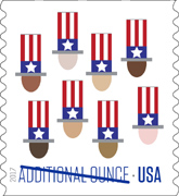 USPS Uncle Sam's Hat stamp 2017