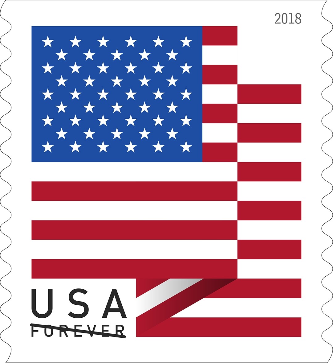 The News Stamps Business Envelope Additional 2018 Forever Postage Stamps 4 Sheet 80 Stamps