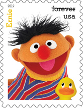 Sesame Street Stamps 2019 - Ernie Stamp