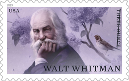 USPS - Walt Whitman Stamp, 2019