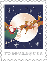 USPS - A Visit from St. Nick Stamp, 2021