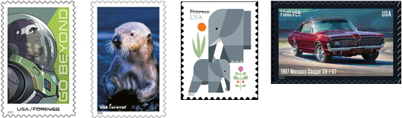 Stamp releases for August 2022 from the USPS