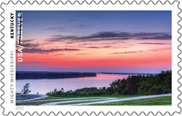 USPS - Mighty Mississippi, Kentucky Forever Stamp, 2022