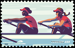 USPS - Women's Rowing Forever Stamps, 2022