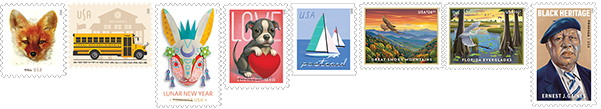January Stamp Issues, 2023, USPS