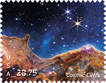 USPS - Cosmic Cliff Stamp (Priority Mail Express), 2024