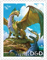 Invisible Creature + USPS “Dragons” Forever USA Postage Stamps