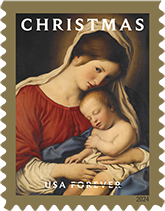 USPS - Christmas Madonna and Child Forever Stamp, 2024