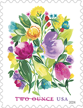 USPS, Wedding Blooms stamp, 2024