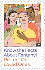 USPS Know the Facts About Fentanyl semipostal stamp 2026