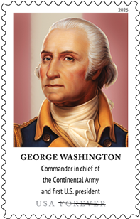 President George Washington Forever Stamp, 2026