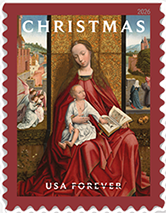 USPS - Christmas Madonna & Child Forever Stamp Hanukkah Forever Stamp 2026